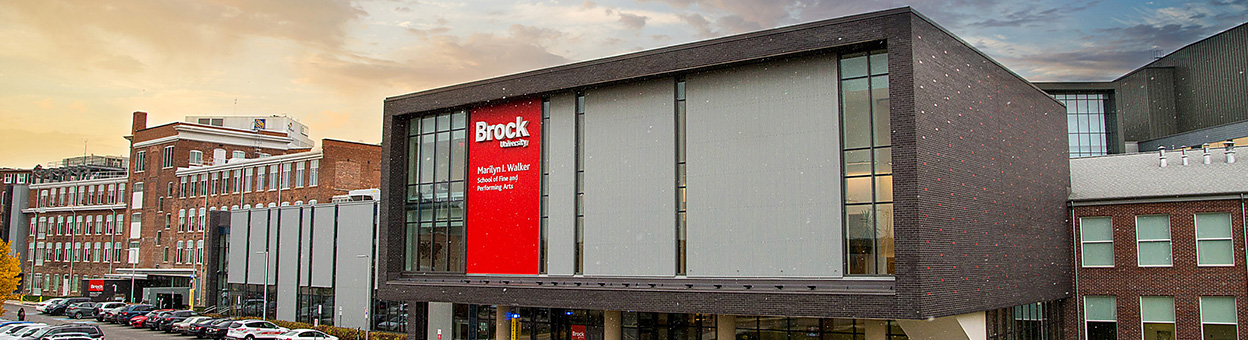 Arts, Media, Design, & Journalism at Brock University